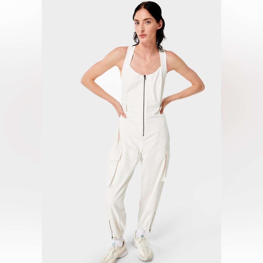 Sweaty Betty utility open back jumpsuit